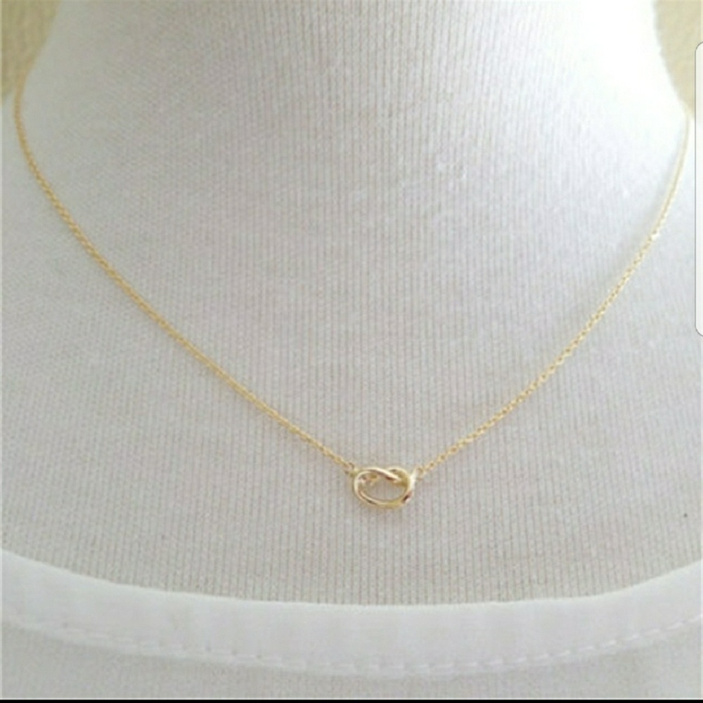 Dainty Knot Necklace - Picture 3 of 3